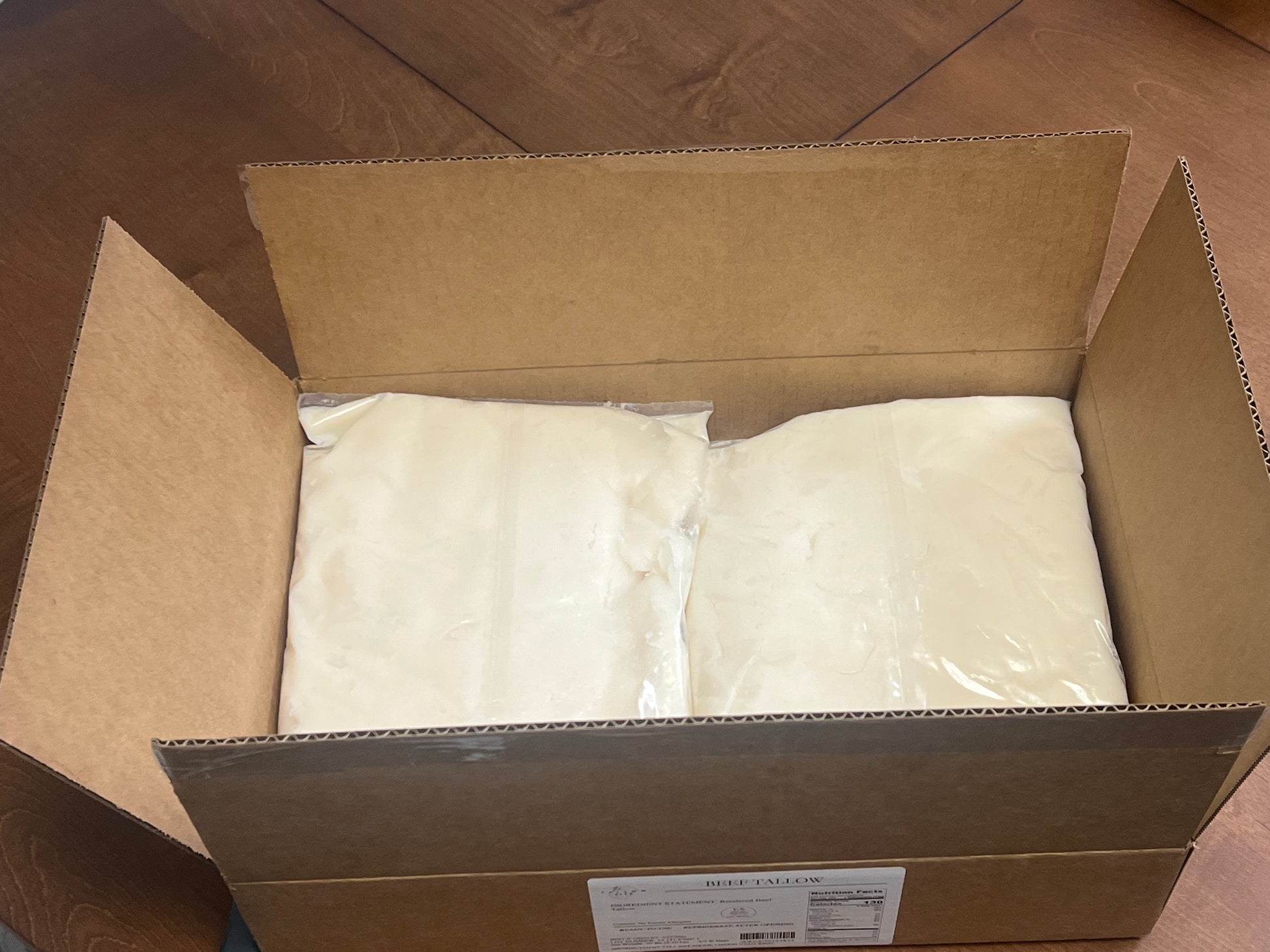 100% Pure Grass-fed Beef Tallow - Ready-to-use - Traditional - 20LBS box